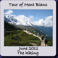 TMB hiking
